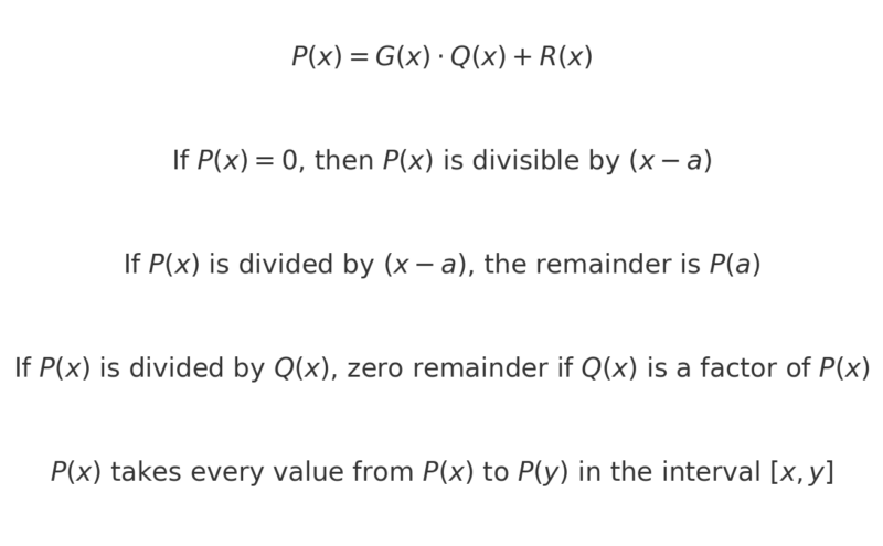 Key Properties of Polynomials