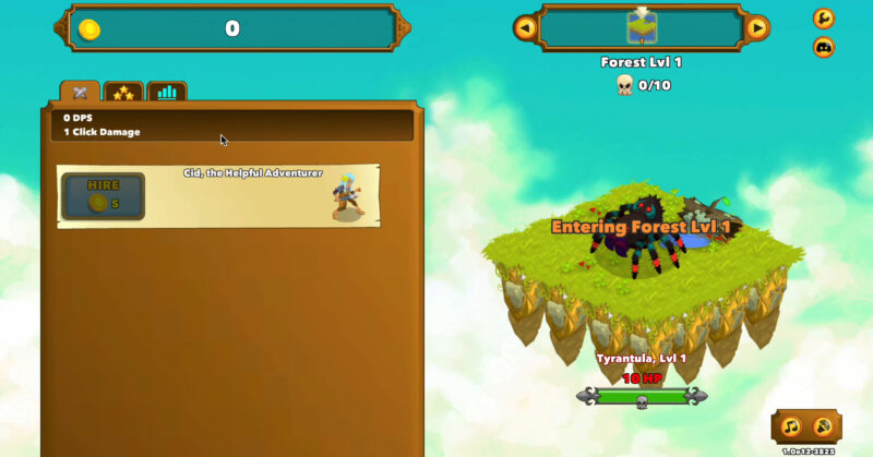 Clicker Heroes math game