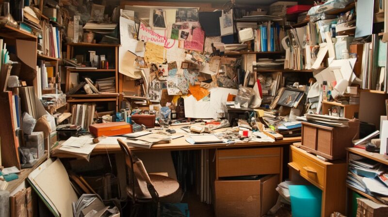 Tendency Toward Messiness and Disorganization - right brained traits 